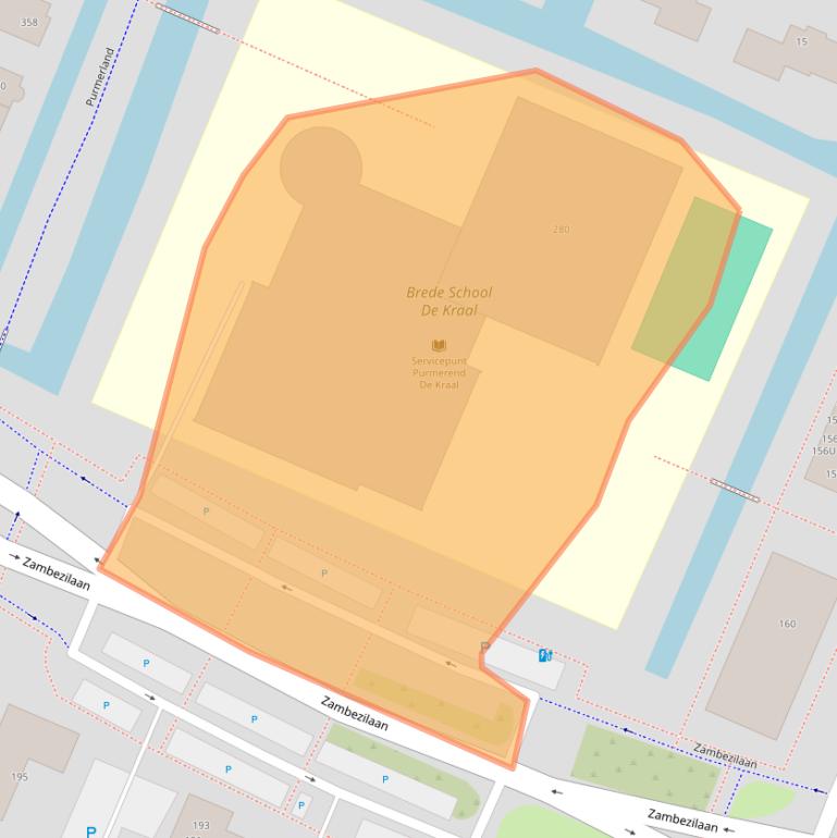 Kaart van postcodegebied 1448PN.