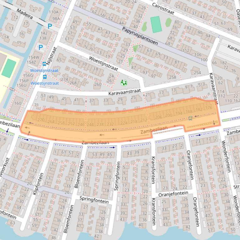 Kaart van postcodegebied 1448RB.