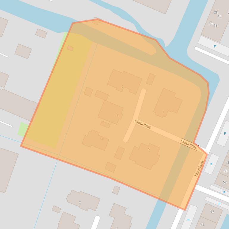 Kaart van postcodegebied 1448SB.