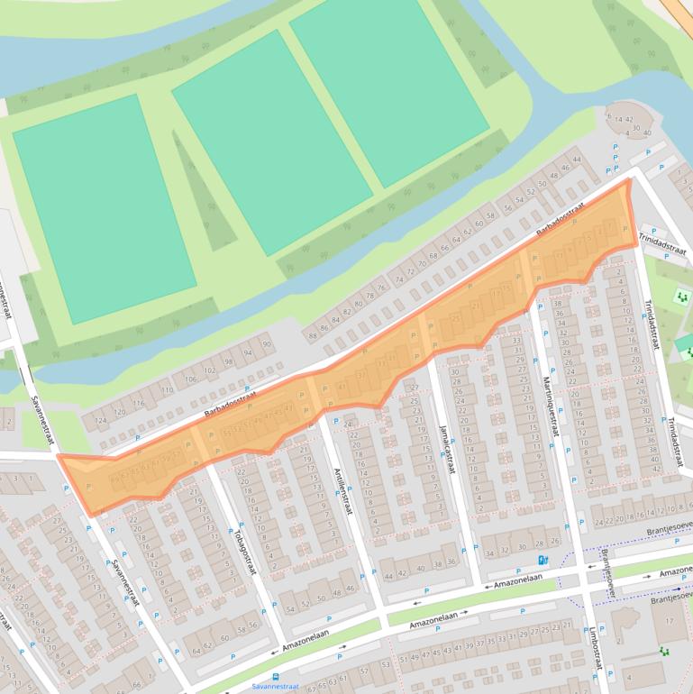 Kaart van postcodegebied 1448TB.