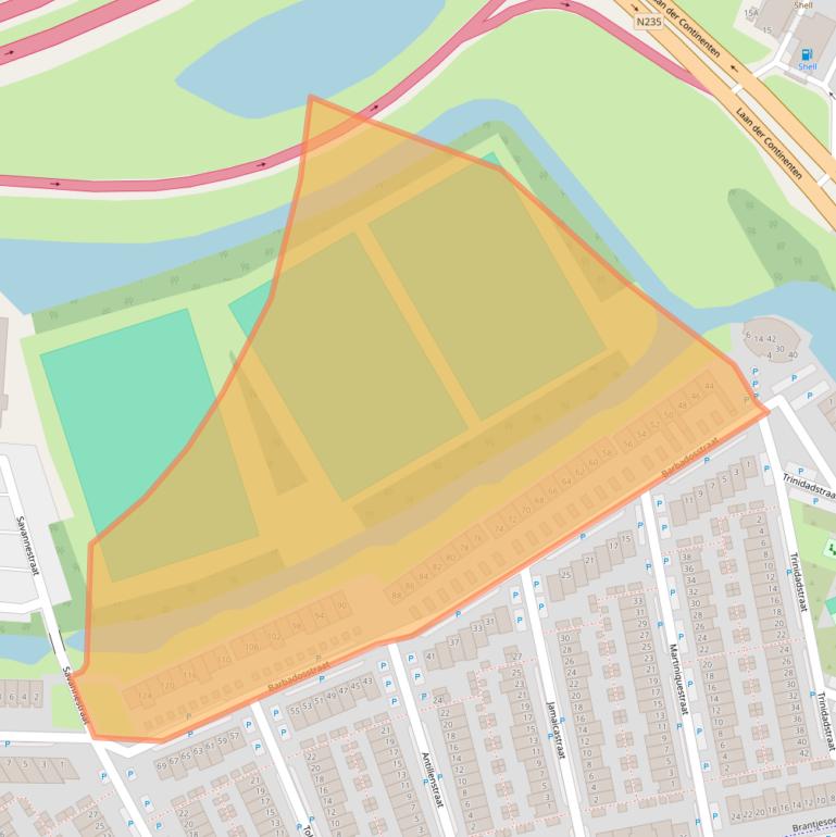 Kaart van postcodegebied 1448TD.