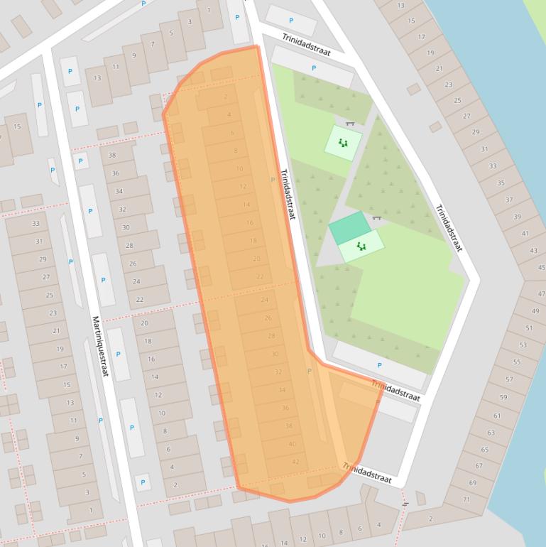 Kaart van postcodegebied 1448TG.