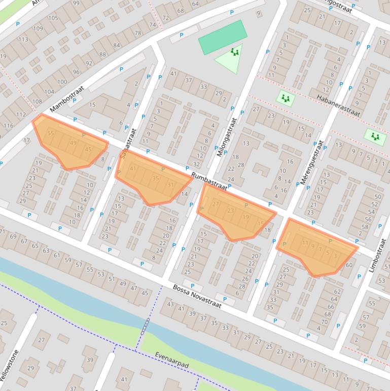 Kaart van postcodegebied 1448VL.
