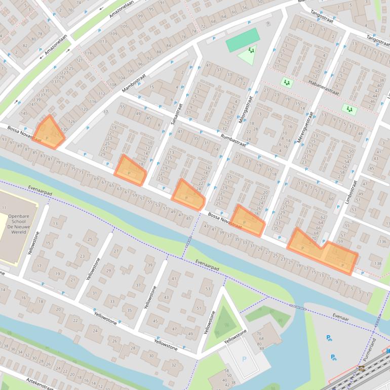 Kaart van postcodegebied 1448VR.