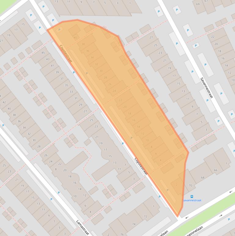 Kaart van postcodegebied 1448WE.