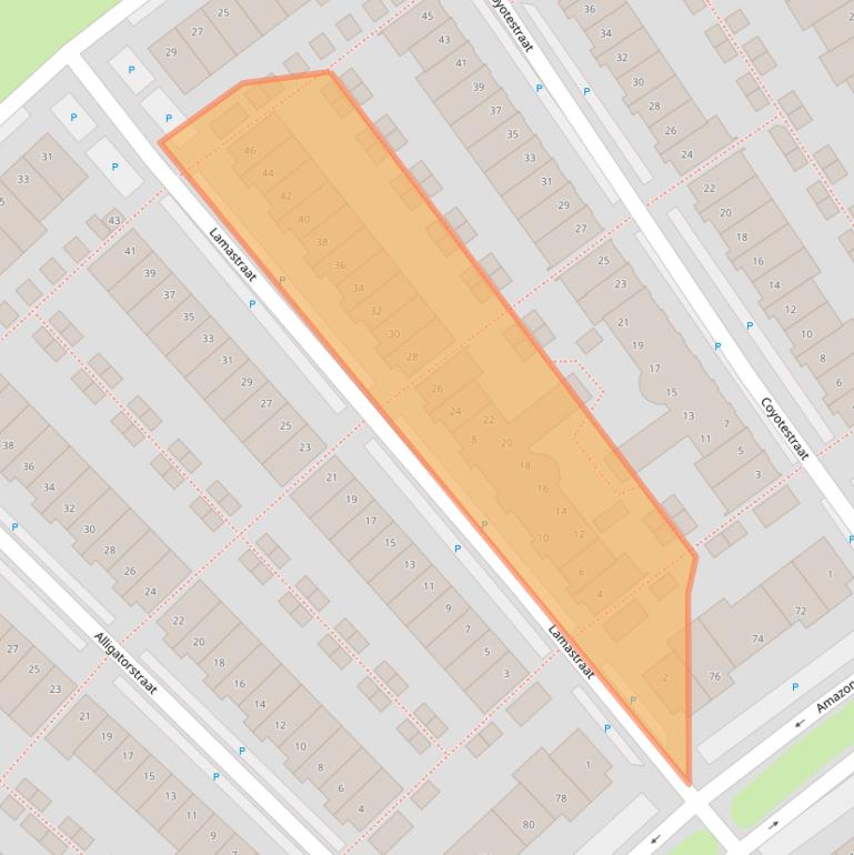 Kaart van postcodegebied 1448WH.