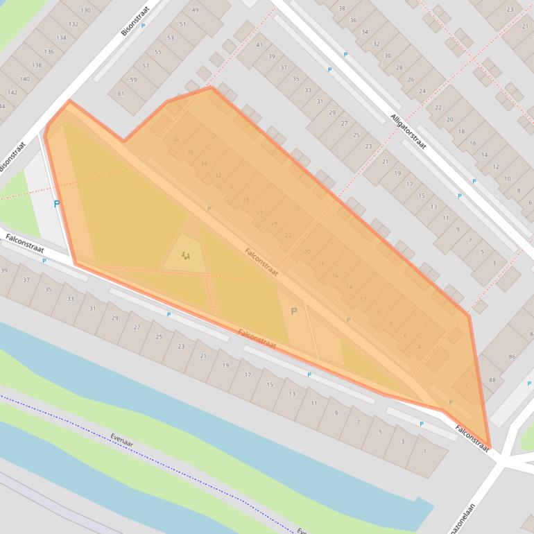 Kaart van postcodegebied 1448WN.
