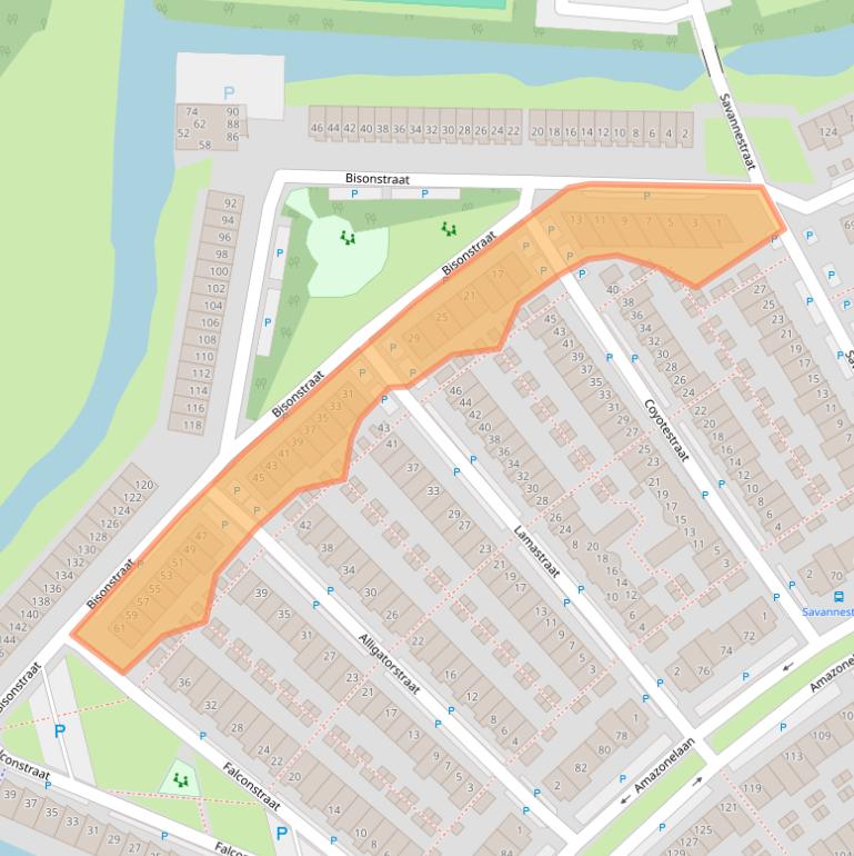 Kaart van postcodegebied 1448WP.