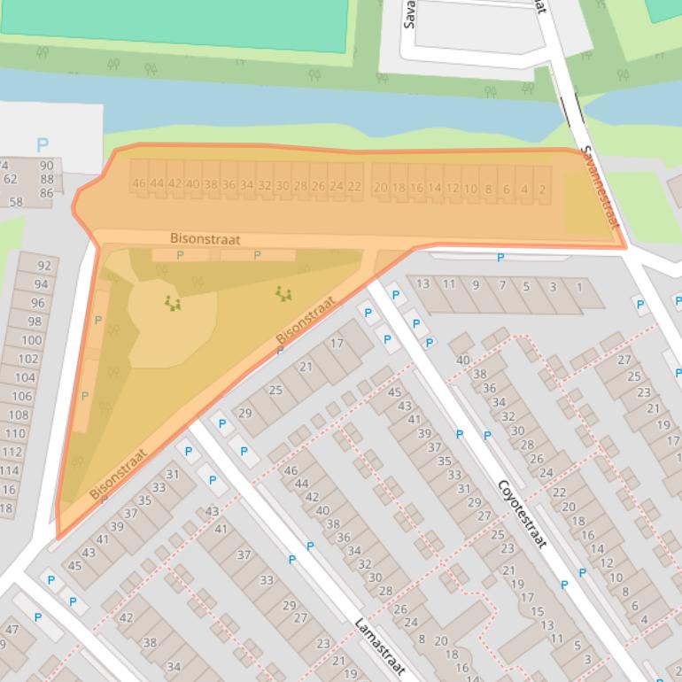 Kaart van postcodegebied 1448WR.