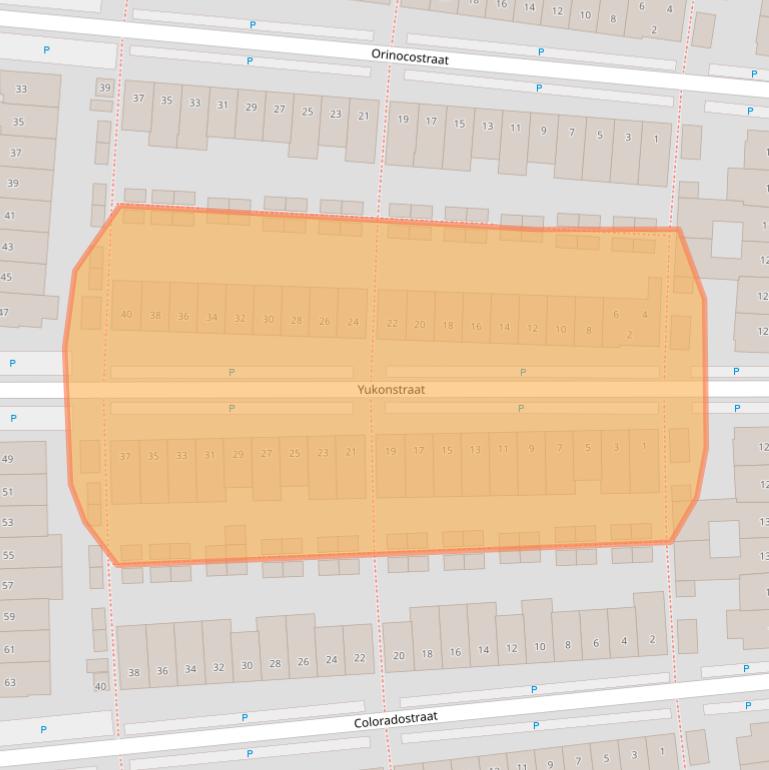 Kaart van postcodegebied 1448XG.
