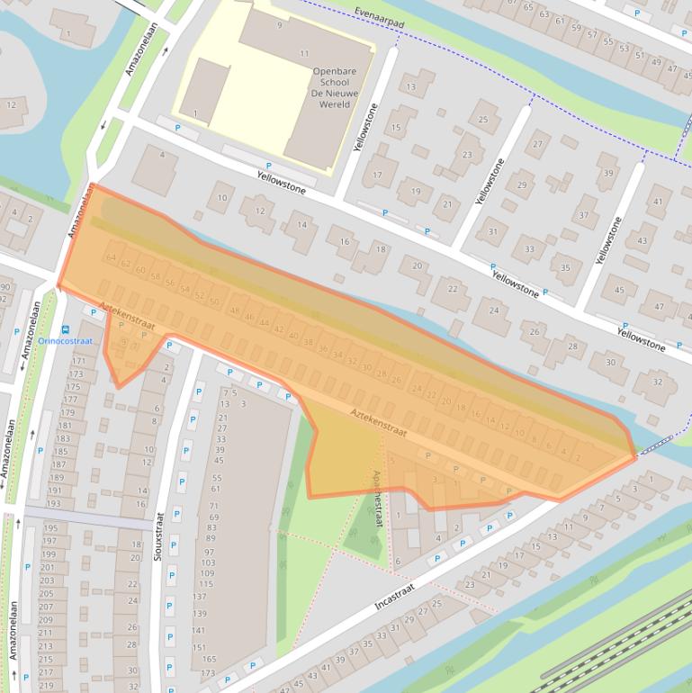 Kaart van postcodegebied 1448XT.