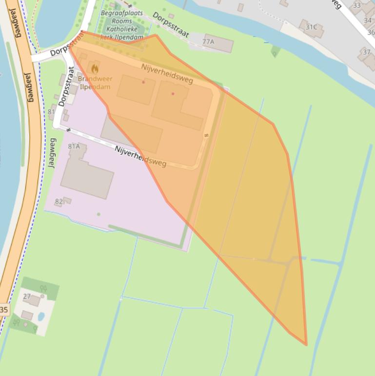 Kaart van postcodegebied 1452PA.