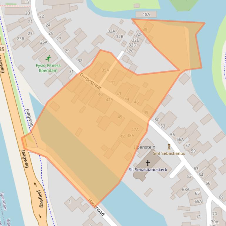 Kaart van postcodegebied 1452PG.