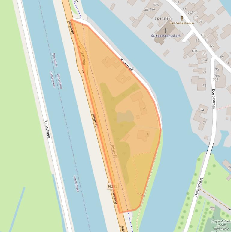 Kaart van postcodegebied 1452PP.