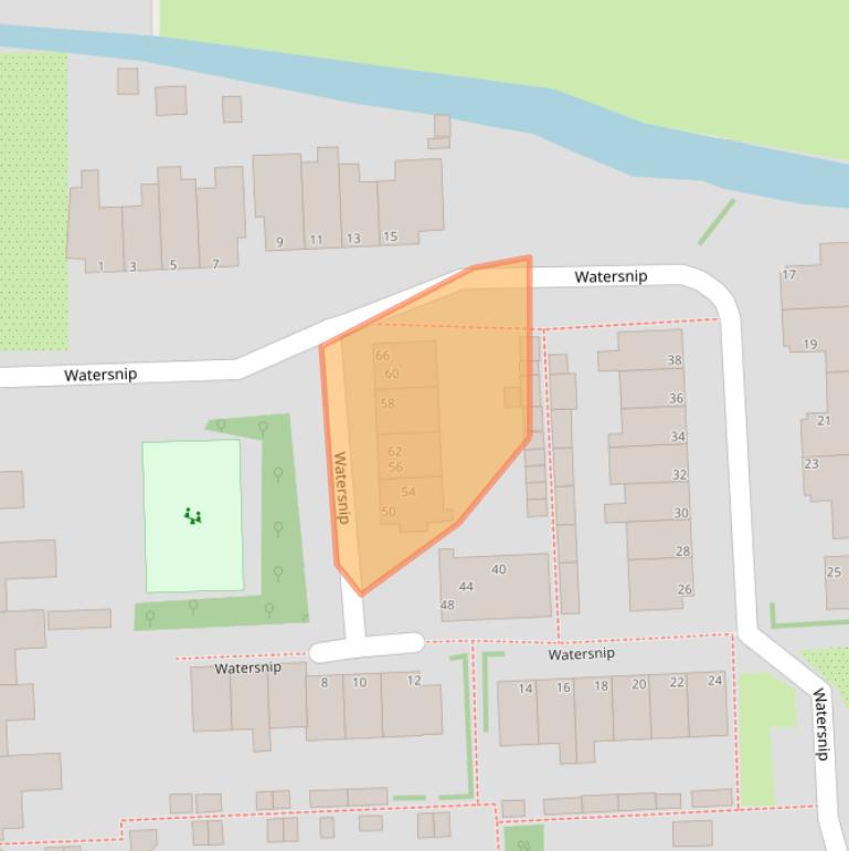 Kaart van postcodegebied 1452VE.