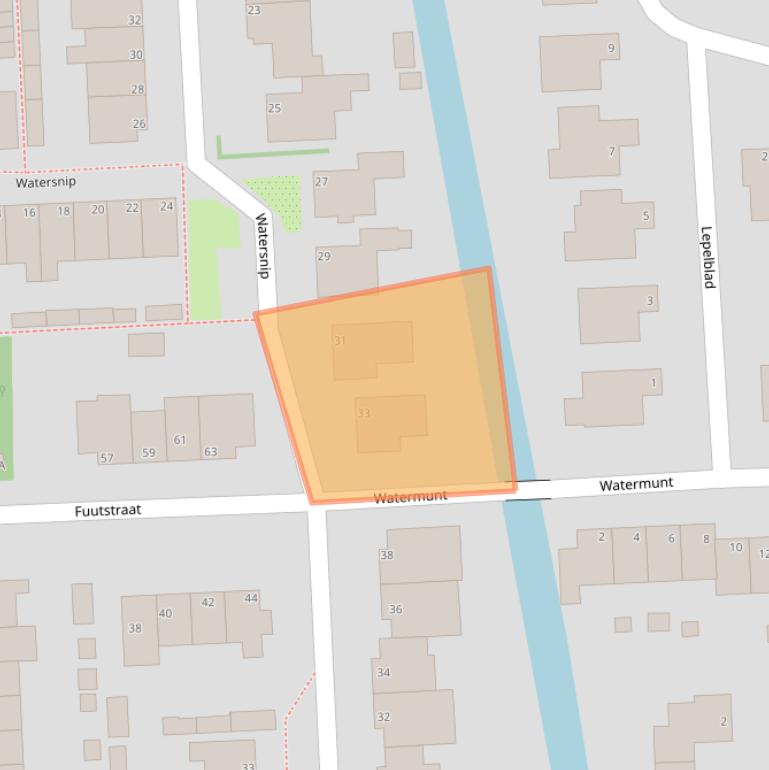 Kaart van postcodegebied 1452VG.