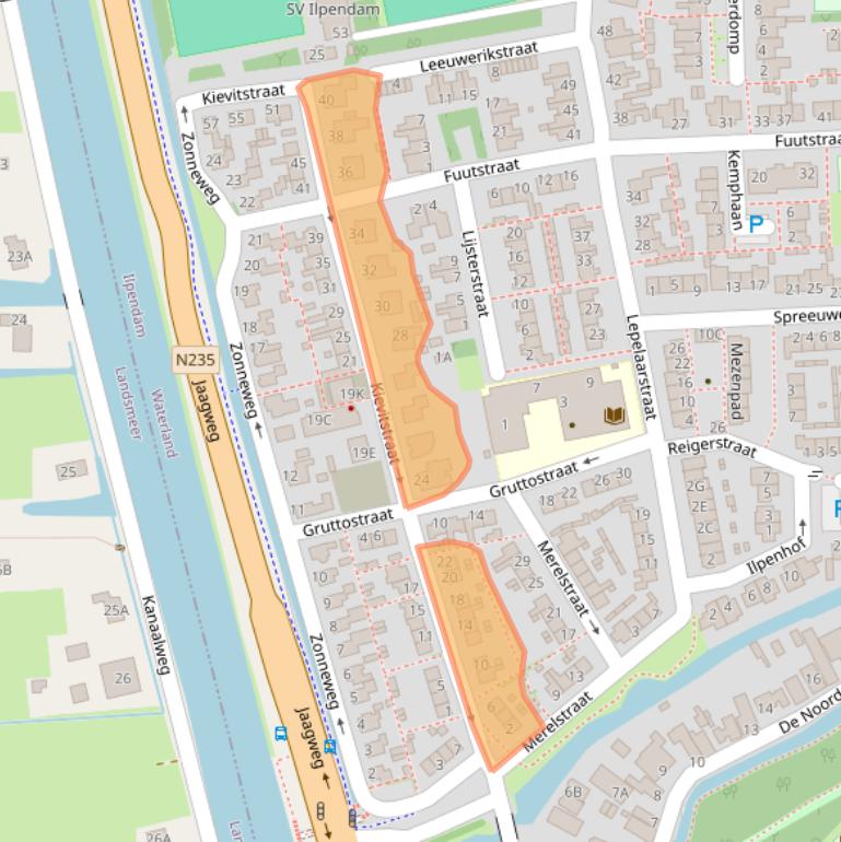 Kaart van postcodegebied 1452XD.