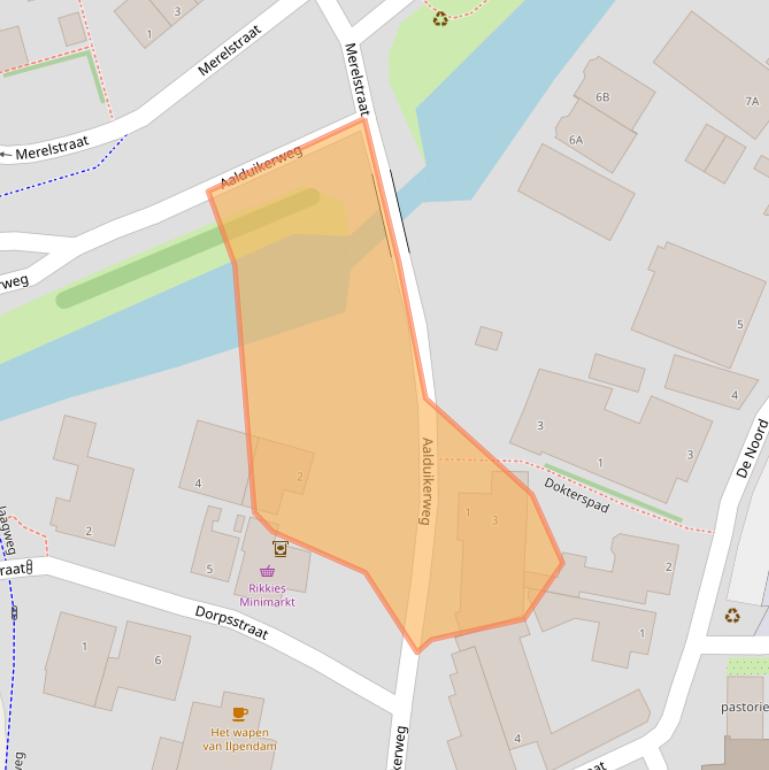 Kaart van postcodegebied 1452XK.