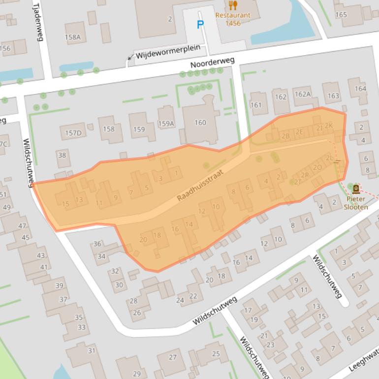 Kaart van postcodegebied 1456AG.