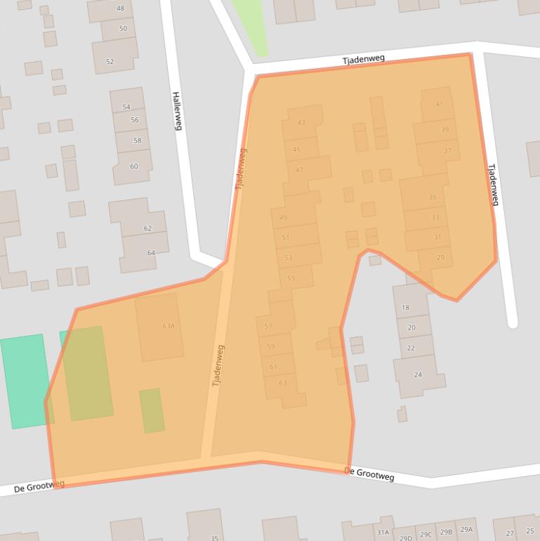 Kaart van postcodegebied 1456AL.