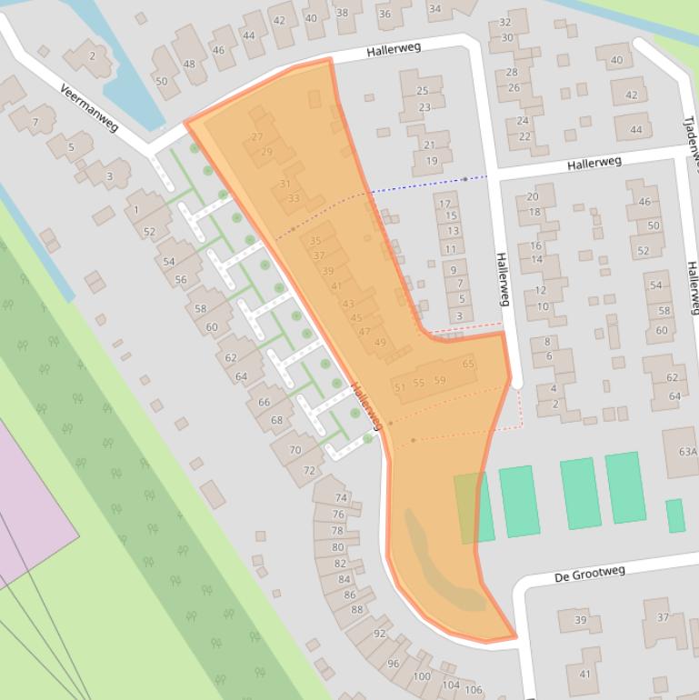 Kaart van postcodegebied 1456AT.