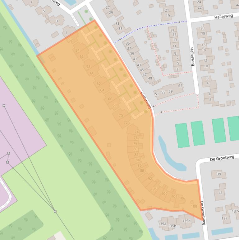 Kaart van postcodegebied 1456AX.
