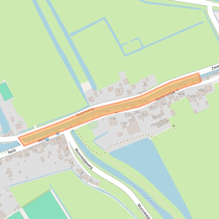 Kaart van postcodegebied 1456BE.