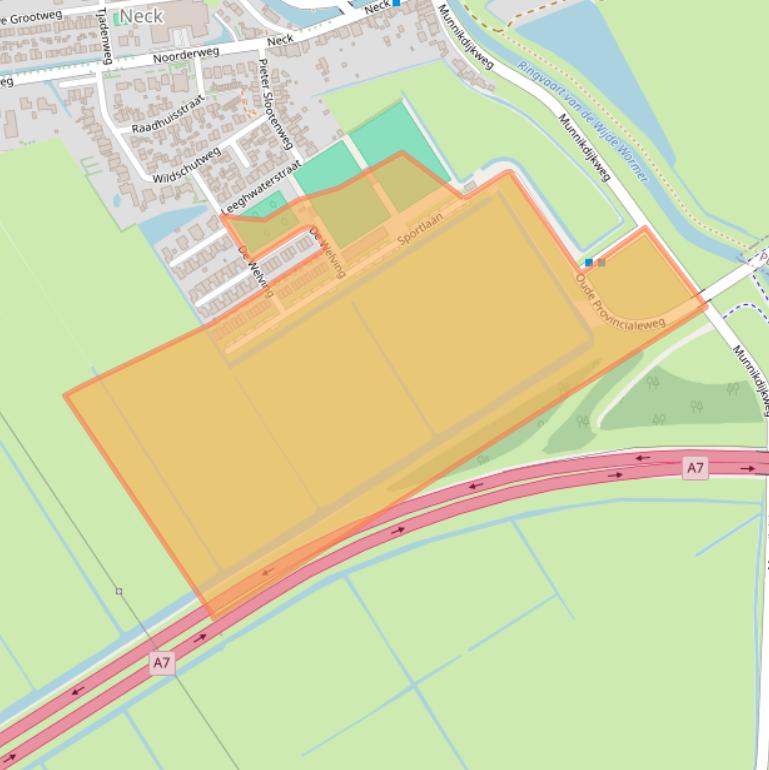 Kaart van postcodegebied 1456DB.