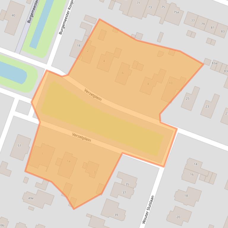 Kaart van postcodegebied 1461AD.