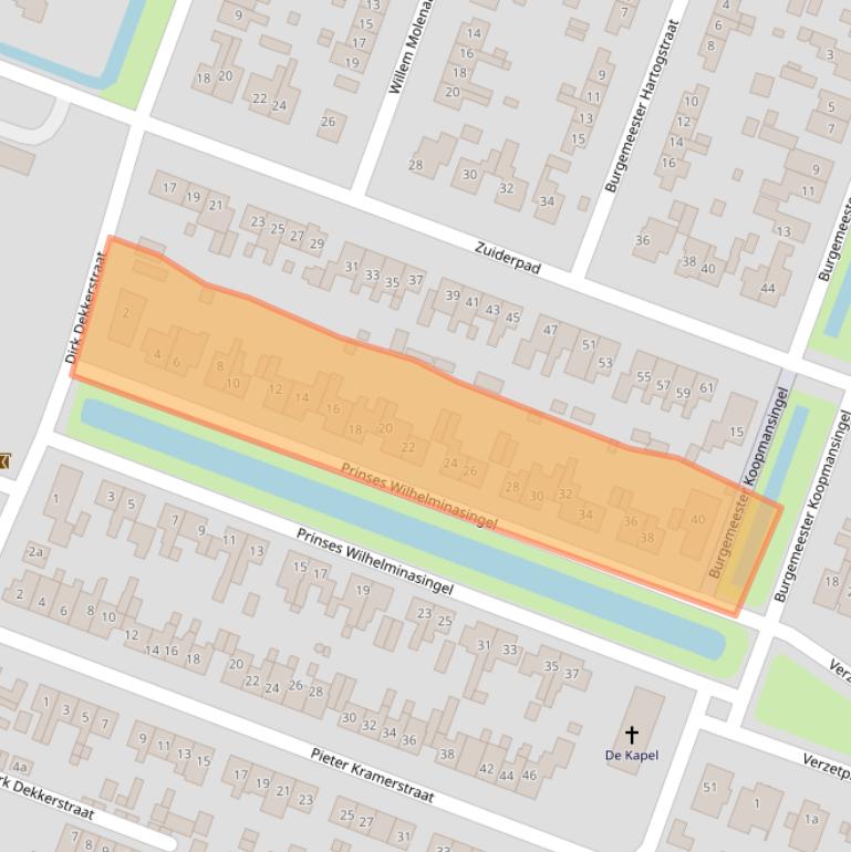 Kaart van postcodegebied 1461AM.