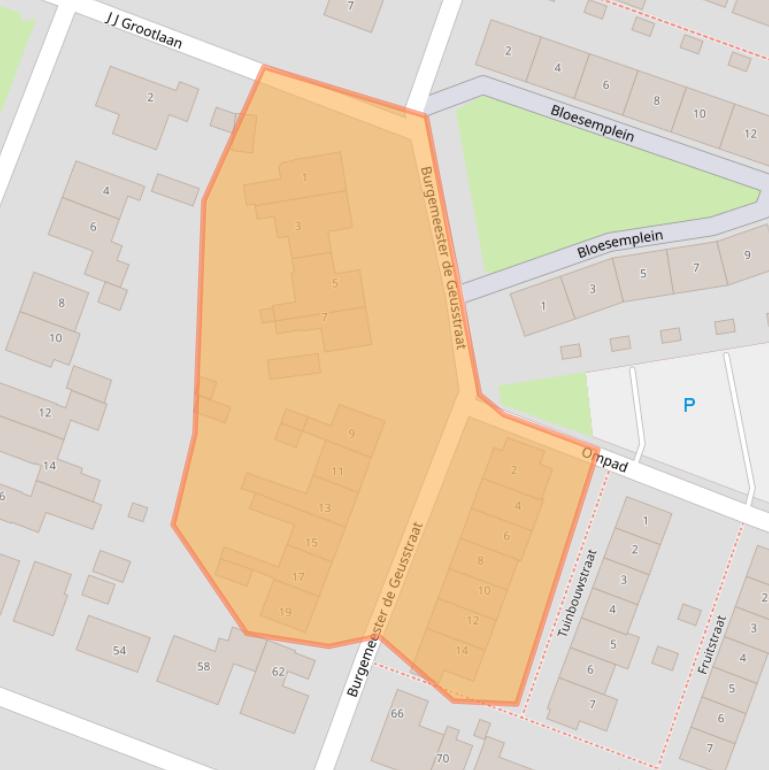 Kaart van postcodegebied 1461BC.