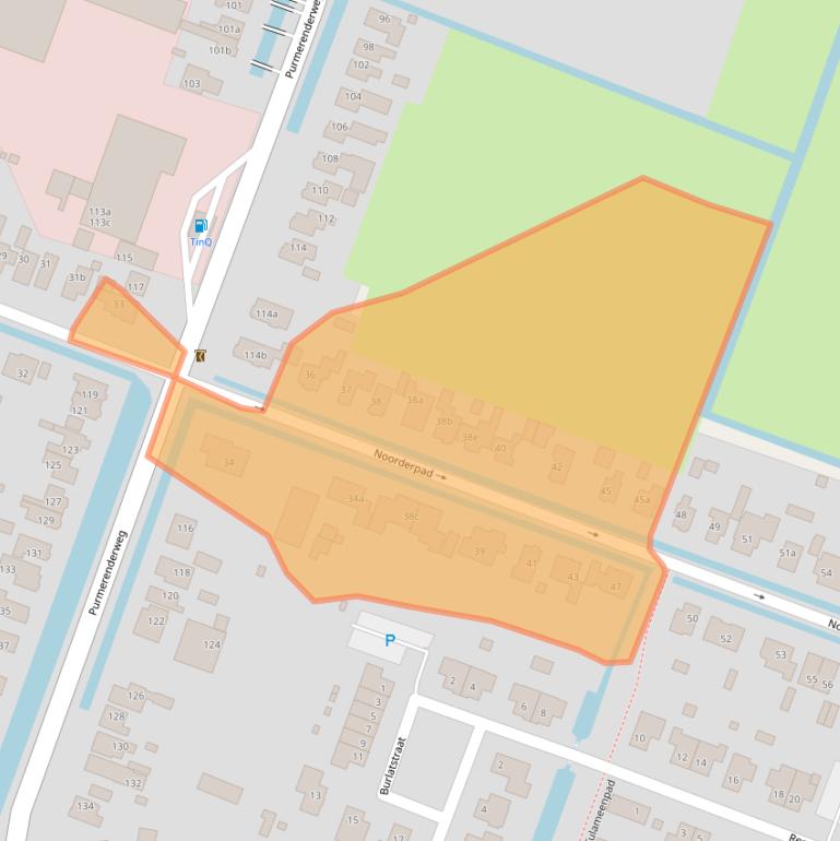 Kaart van postcodegebied 1461CD.