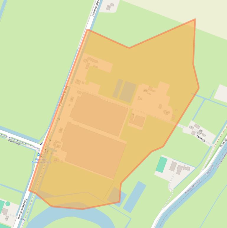 Kaart van postcodegebied 1461DC.