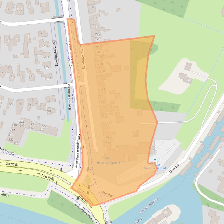Kaart van postcodegebied 1461DN.