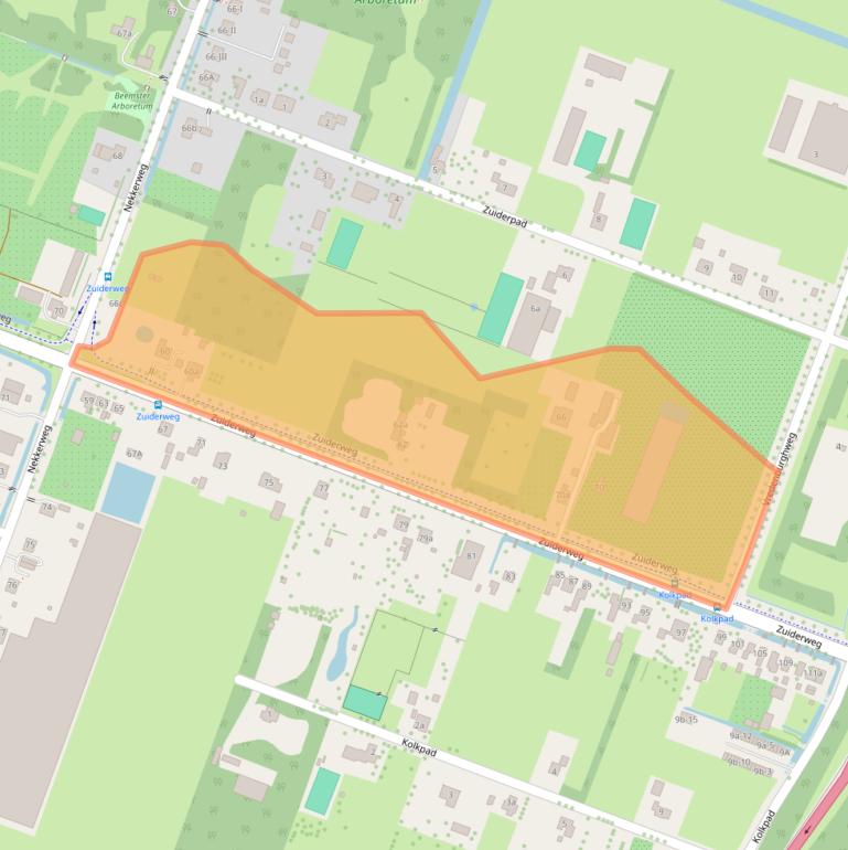 Kaart van postcodegebied 1461GK.