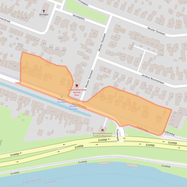 Kaart van postcodegebied 1461GN.