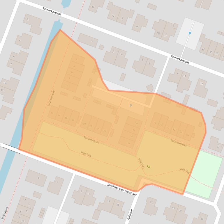 Kaart van postcodegebied 1461HN.