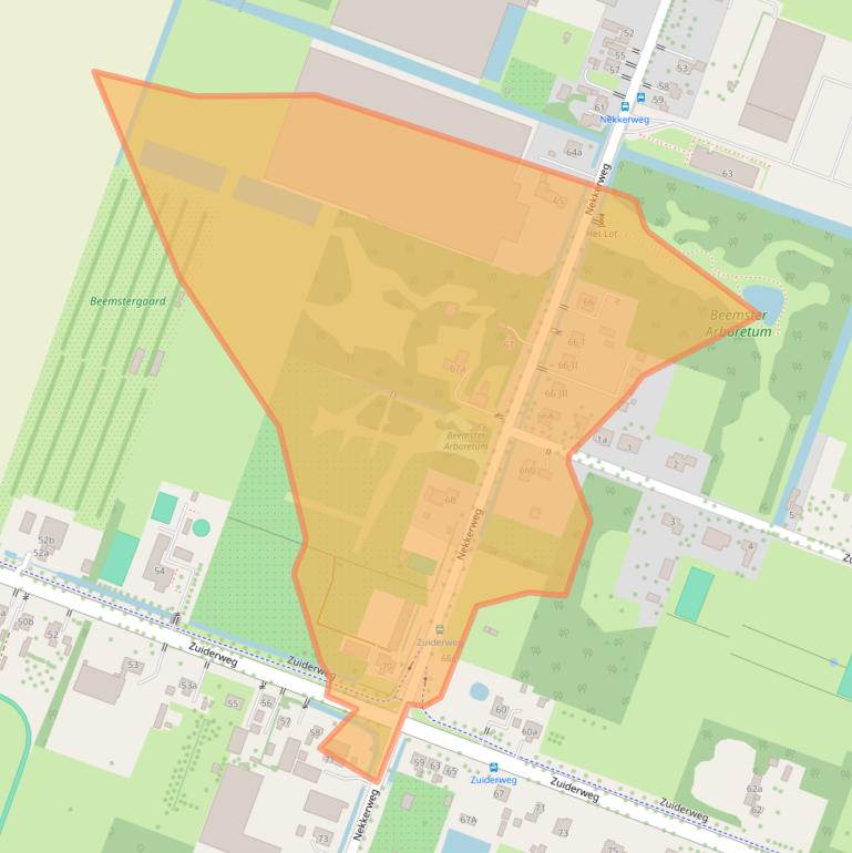 Kaart van postcodegebied 1461LE.