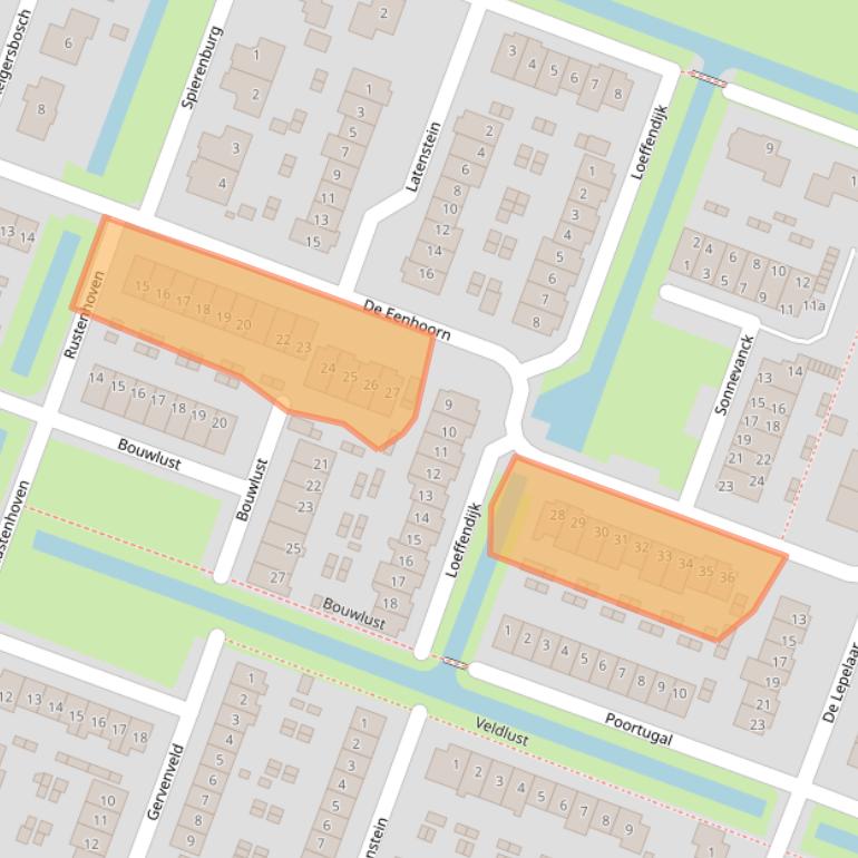 Kaart van postcodegebied 1462EA.