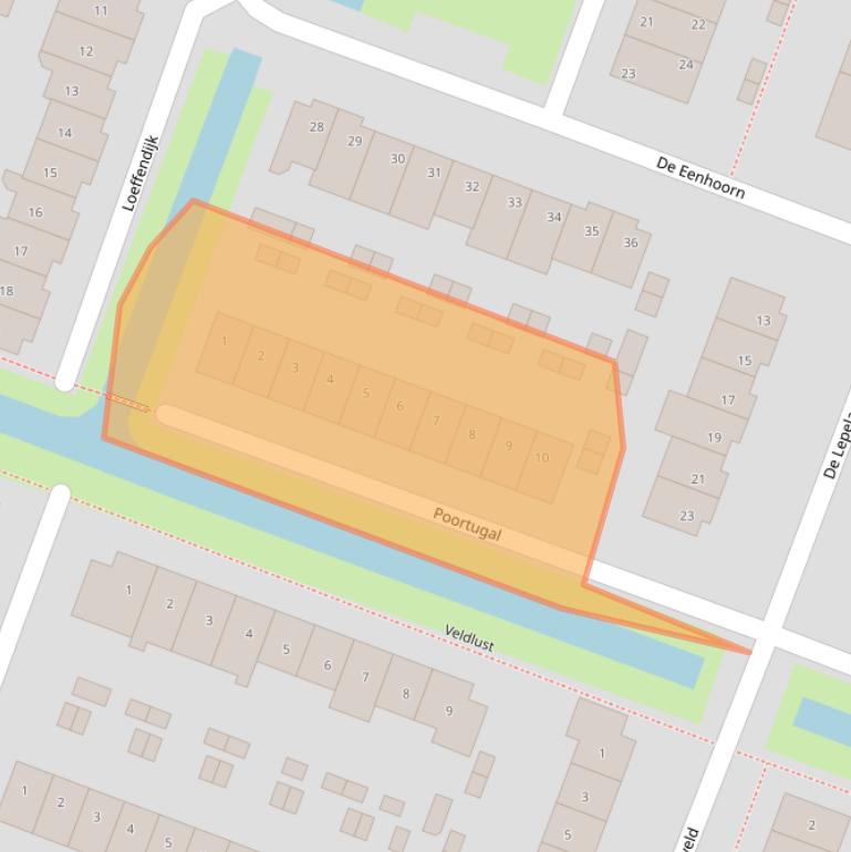 Kaart van postcodegebied 1462EE.