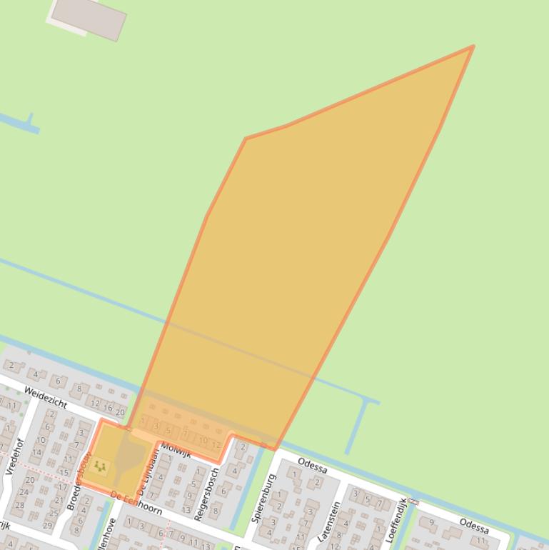 Kaart van postcodegebied 1462GC.