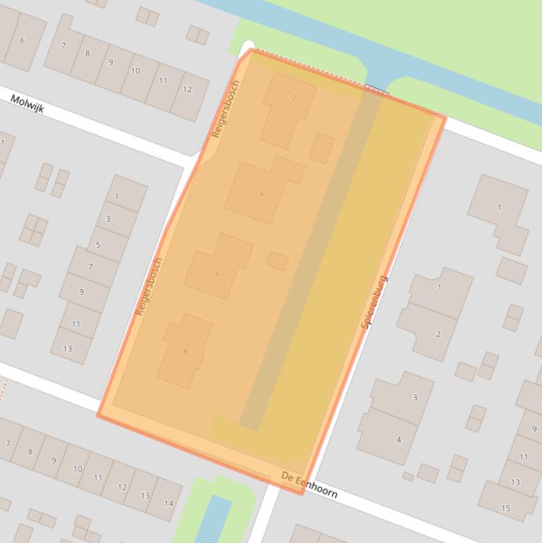 Kaart van postcodegebied 1462GN.