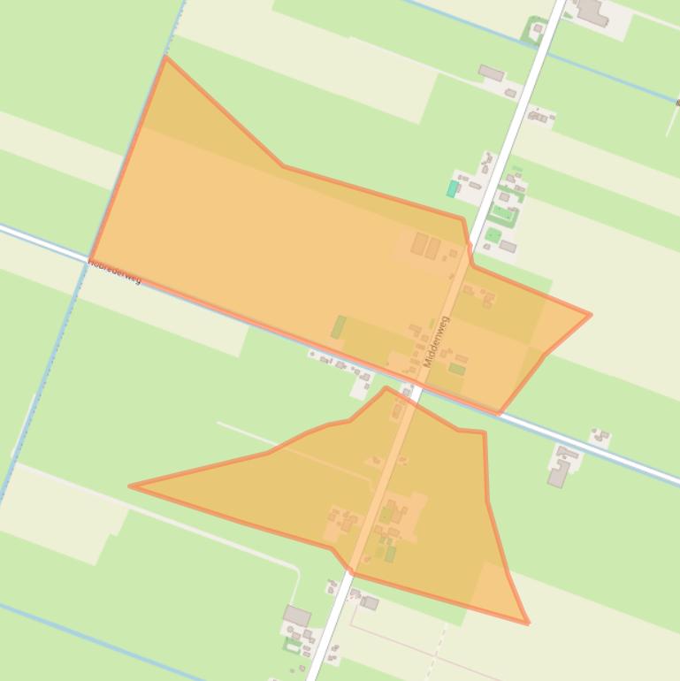 Kaart van postcodegebied 1462HE.