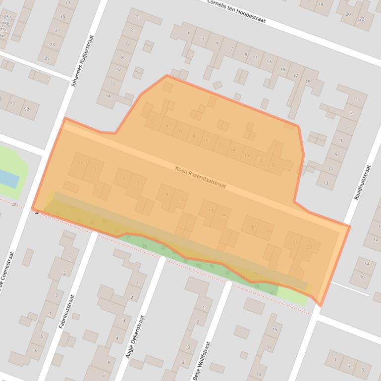 Kaart van postcodegebied 1462KL.