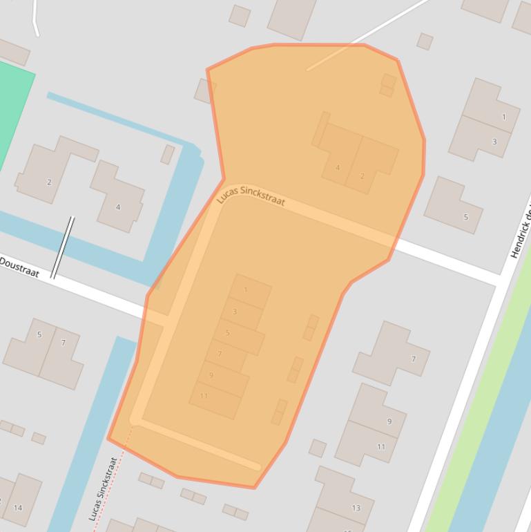 Kaart van postcodegebied 1462MR.