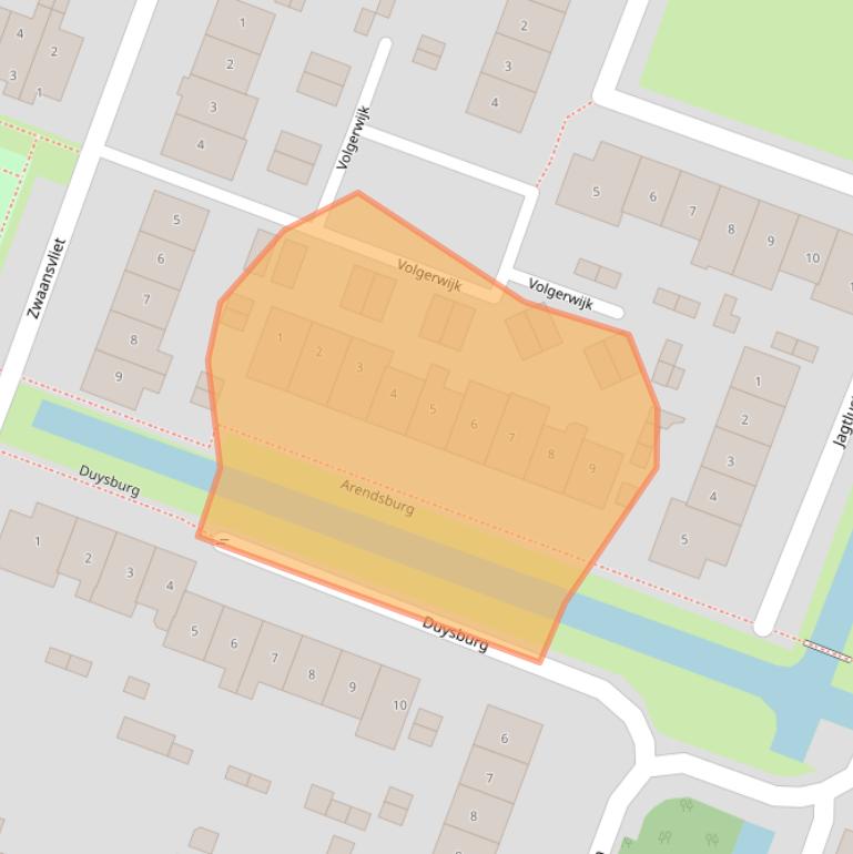 Kaart van postcodegebied 1462NP.