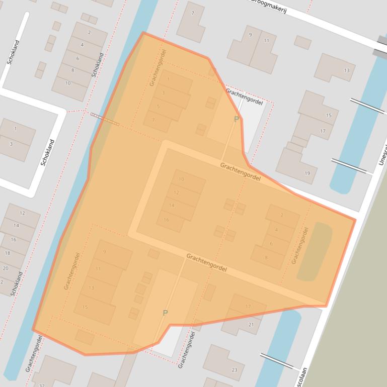 Kaart van postcodegebied 1462SG.