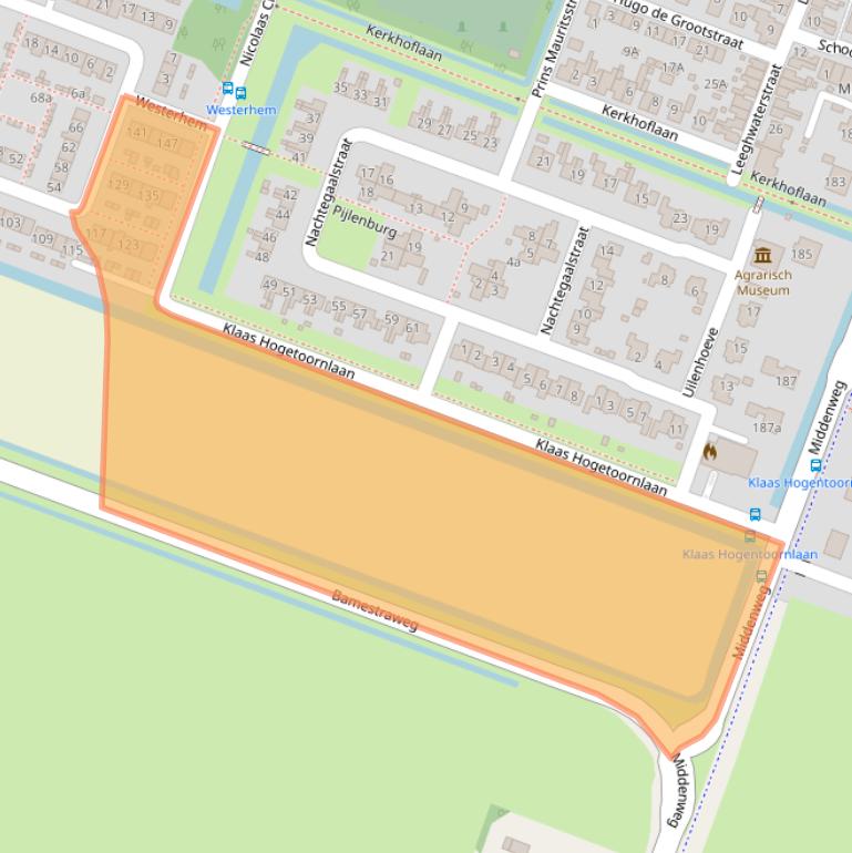 Kaart van postcodegebied 1462VD.