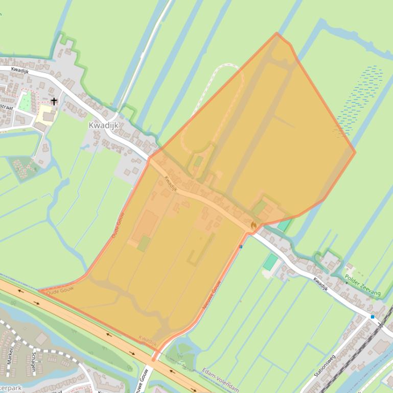 Kaart van postcodegebied 1471CH.