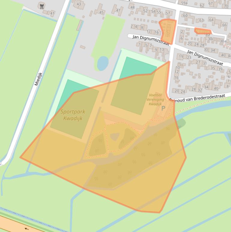 Kaart van postcodegebied 1471CN.